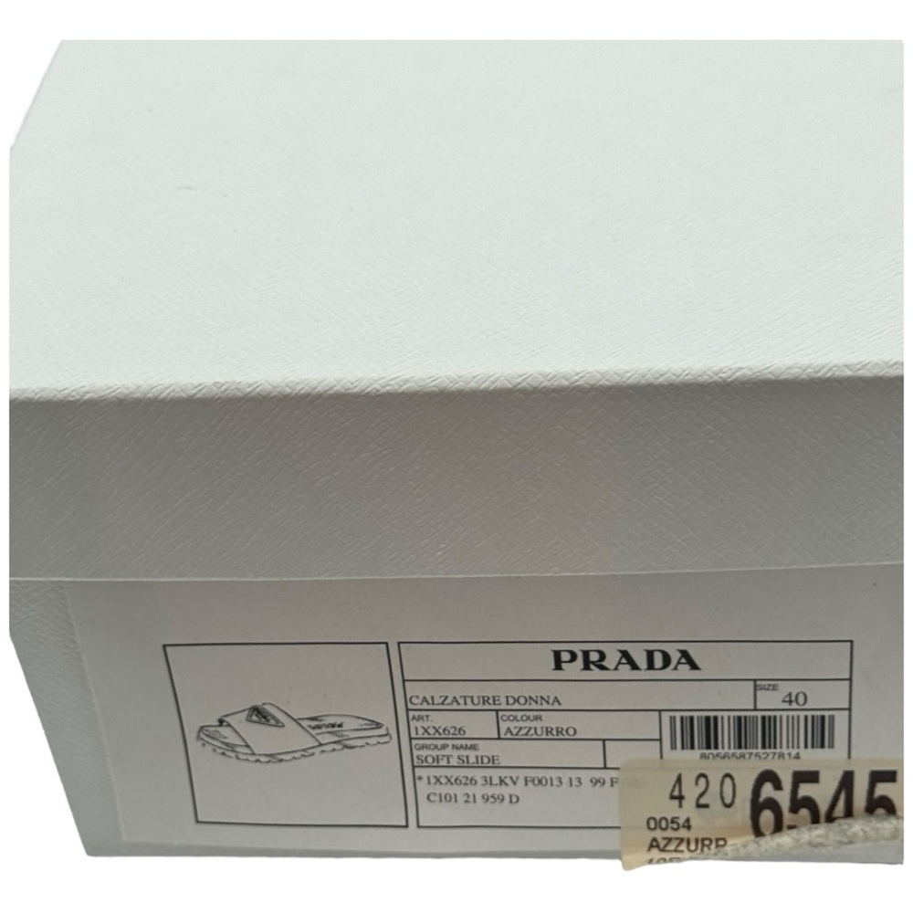 Prada Blue Slides - Authenticated - Picture 12 of 15